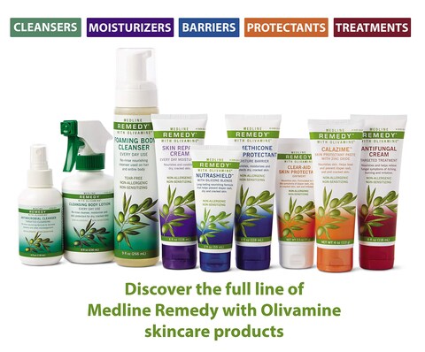 Medline Remedy Unscented Olivamine Skin Repair Cream 4 Fluid Ounce