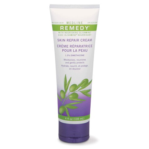Medline Remedy Unscented Olivamine Skin Repair Cream 4 Fluid Ounce