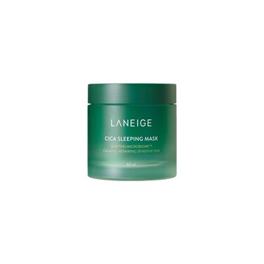 LANEIGE Cica Sleeping Mask Korean Overnight Mask Hypoallergenic Fermented Forest Yeast Extract Madecassosides Soothe Stressed Skin BarrierBoosting Dryness Redness