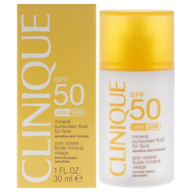 CliniqueSPF 50 Mineral Sunscreen Fluid For Face  Safe For Sensitive Skin