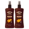 Hawaiian TropicIsland Tanning Oil Spray Sunscreen SPF 6 8oz  Tanning Sunscreen Tanning Oil with SPF Moisturizing Body Oil Hawaiian Tropic Oil Outdoor Tanning Oil 8oz each Twin Pack