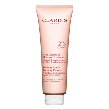 ClarinsNEW Soothing Gentle Foaming Face Cleanser  Cleanses Soothes and Comforts  Contains Nourishing Shea Butter  SoapFree SLSFree Very Dry or Sensitive Skin Types