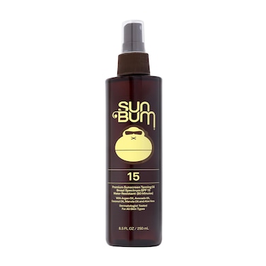 Sun Bum SPF 15 Moisturizing Tanning Oil  Vegan and Hawaii 104 Reef Act Compliant Octinoxate  Oxybenzone Free Broad Spectrum Moisturizing UVAUVB Sunscreen Tanning Oil  85 oz
