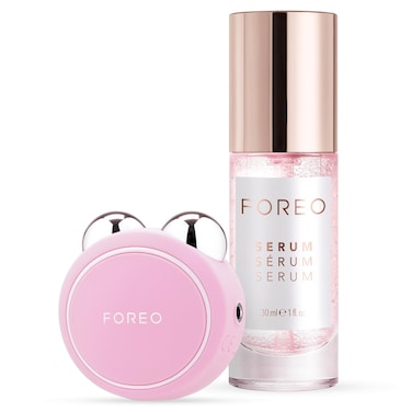 FOREOBEAR Mini Microcurrent Facial Device  Face Sculpting Tool  Instant Face Lift  Firm  Contour  Reduce Double Chin  NonInvasive