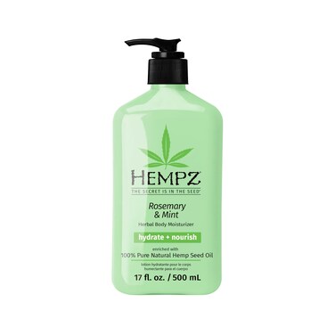 HempzBody Moisturizer Rosemary  Mint 17 Oz  Hydrating Lotion Rich with Minerals Vitamin C  Hempseed Oil to Nourish  Repair Extremely Dry or Sensitive Skin for Women  Men