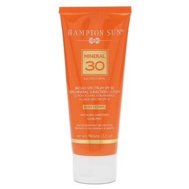 Hampton Sun SPF 30 Mineral Sunscreen Lotion  Sheer  Lightweight  Shea Butter  Beeswax Deeply Hydrate  Lock in Moisture  Broad Spectrum NonNano Zinc Oxide  ReefFriendly  Luxury Sunscreen