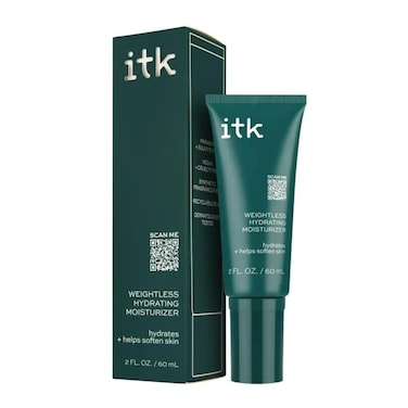 ITKSkincare Weightless Hydrating Face Moisturizer  Hydrates  Smoothes Skin  Niacinamide  Brighten Dark Spots  Hyaluronic Acid  Maintain Moisture Levels  Vitamin Einfused 2 fl oz