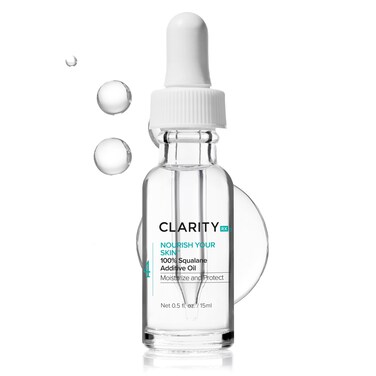ClarityRxNourish Your Skin 100 Squalane Moisturizing Oil Natural PlantBased AntiAging Face Oil with Antioxidants for Dry Skin