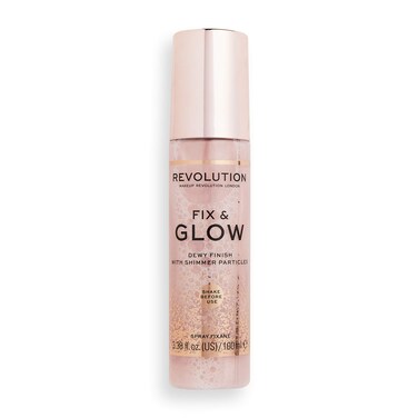 Makeup Revolution Fix  Glow Fixing Spray Illuminating  Hydrating Vegan  CrueltyFree 338 Fl Oz