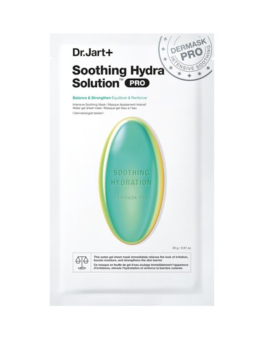 DrJartDermask Soothing Hydra Solution Face Mask for Visibly Irritated Skin  Sheet Mask  Korean Skin Care 092 Ounce