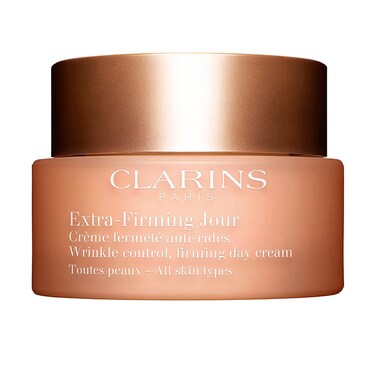 ClarinsExtraFirming Day Cream  Anti Aging Moisturizer  Skin Looks More Radiant Visibly Firmer and Plumper After 28 Days  Smoothes Appearance of Lines and Wrinkles  Evens Skin Tone  Hydrates
