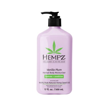 HempzLimited Edition Vanilla Plum Hydrating Body  Hand Lotion 17 oz