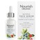 Nourish OrganicFace Serum Bilberry  Arctic Berries  Age Defense Formula with Vitamin C and Vitamin A 07 Oz  Washable Cotton Round