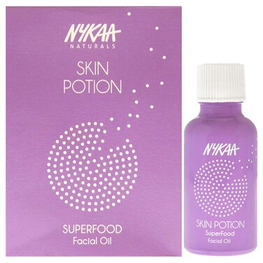 Nykaa NaturalsSkin Potion Superfoods Facial Oil  Fortifying and Strengthening Face Oil for Dry Skin  Boosts Hydration Clears Clogged Pores  1 oz