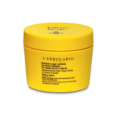 LErbolarioEffetto Reale Super Nourishing Hair Mask  Restores Body to Damaged Hair  Leaves Hair Strong and Radiant  Promotes Healthy Growth  Silicone Free  Suitable for Dry Hair  507 oz