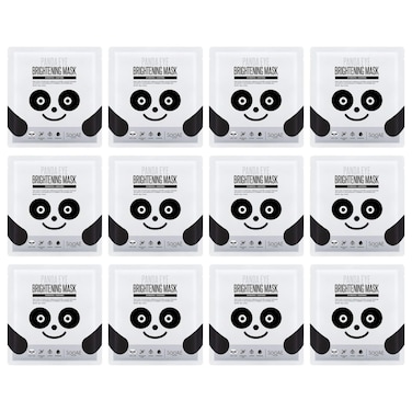 SooAE Panda Eye   12 Count  Eye mask for Dark Circles and Puffiness Nourish and Brighten Delicate Eye area Skin Made in Korea Korean eye treatment eye patch