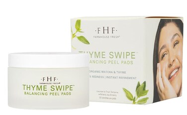Thyme Swipe Organic Matcha  Thyme Balancing Peel Pads
