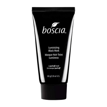 BOSCIALuminizing Charcoal Mask  Vegan CrueltyFree Natural Skin Care  PeelOff Face Mask with Activated Black Charcoal  Blackhead Remover  Pore Cleaner  For All Skin Types  28 oz