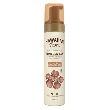 Hawaiian TropicSunless Tan LightMedium SelfTanning Foam 67oz  Self Tanner Light Self Tanner Medium Sunless Tanner Sunless Tanning Foam 67oz
