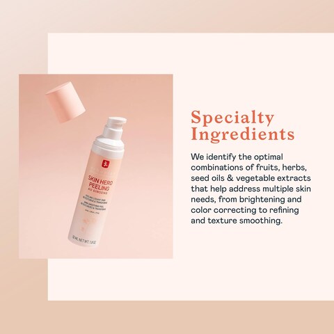 ErborianSkin Hero Facial Peel with White Ginseng Complex  Home Face Peel Mask Retexturizes Transforms Texture  Appearance of Fine Lines  Reduces Pores  Imperfections  Korean Skincare  18 Oz