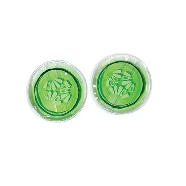 REUSABLE Gel Eye Coolers Cucumber Pack Pads Mask Eye Masque swelling puffiness relief by Kingsley