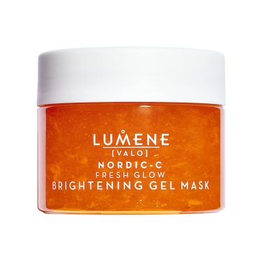 LumeneNordic C Fresh Glow Brightening Gel Mask  Gentle Vitamin C Face Mask  Arctic Cloudberry AHA Exfoliant for Glowing Skin  Hydrating Facial Mask  150mL