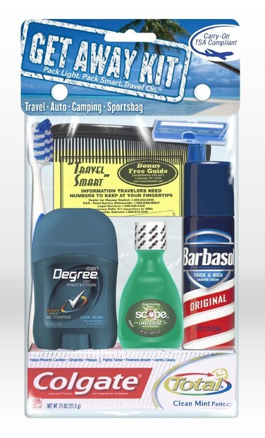 Travel Kit GetAway Mens 7 piece 1 ea