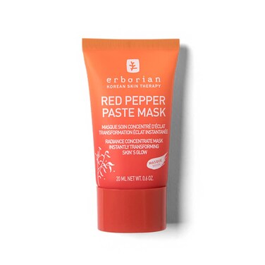 ErborianRed Pepper Paste Face Mask  Energizing  Radiance Boosting Facial Mask for Hydration  Glow with Vitamins C  E Antioxidants  Soothing Liquorice Extract  Korean Skin Therapy  06 oz