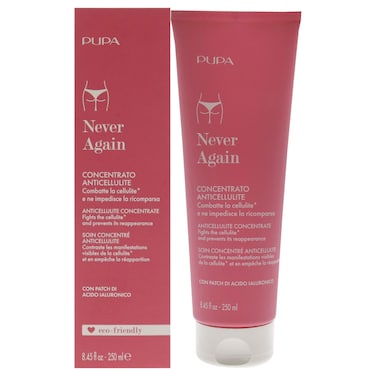 PUPA Milano Never Again Anticellulite Concentrate  Prevents Reappearance Of Cellulite  Fights Imperfections  Long Lasting  Blend Of Vegetable Extract  Dermatologically Tested  84 Oz Cream