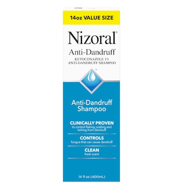 Nizoral AntiDandruff Shampoo with 1 Ketoconazole Fresh Scent 14 Fl Oz