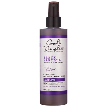 Carols Daughter Black Vanilla Leave In Conditioner for Curly Wavy or Natural Hair Moisturizing Hair Care for Dry Dull or Brittle Hair 8 Fl Oz