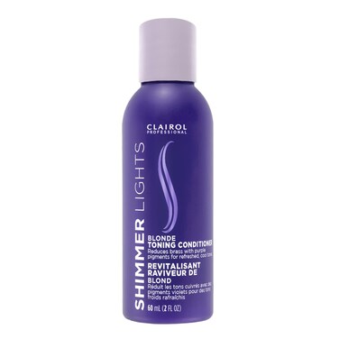 Clairol Professional Shimmer Lights Purple Shampoo  Conditioner  Neutralizes Brass  Yellow Tones  For Blonde Silver Gray  Highlighted Hair