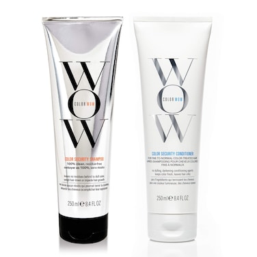 COLOR WOW Color Security Shampoo and Conditioner Duo Set  for Fine to Normal Hair  CrueltyFree Vegan  Achieve Super Glossy Hydrated Hair