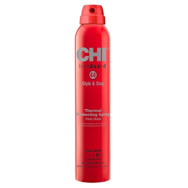 CHI44 Iron Guard Style  Stay Firm Hold Protecting Spray Heat Protectant  Hairspray for a LongLasting Hold Sulfate  ParabenFree 10 Oz