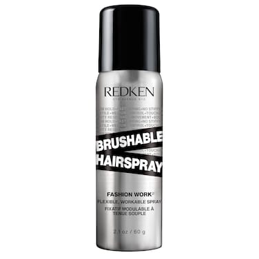 Redken Brushable Hairspray 12  Flexible Medium Hold with Natural Finish  Protects Against Frizz  Humidity  For All Hair Types