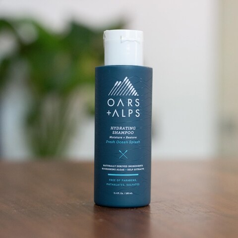 Oars  Alps Mens Sulfate Free Hair Shampoo and Conditioner Set Infused with Kelp and Algae Extracts Fresh Ocean Splash Travel Size 34oz Each