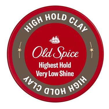 Old Spice High Hold Hair Styling Clay for Men Highest Hold with Very Low Shine 222 oz