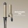 INFINITIPRO BY CONAIR 1 14 Inch Curling Wand Includes Detachable Clip turning Wand into Curling Iron producing loose curls Straight wand produces flawless waves  for use on medium and long hair