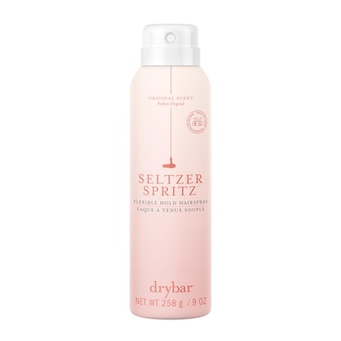 Drybar Seltzer Spritz Flexible Hold Hairspray  Holds Style for 8 Hours with Touchable Finish Adds Softness Ultrafine Mist Diffuser for Even Quick Drying Application Vegan  Cruelty Free