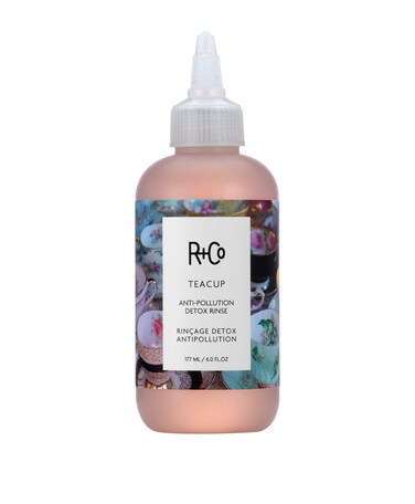 RCo Teacup Peacholine  Kombucha Detox Rinse  Adds Shine  Preserves Hair Color  Removes Pollutants  Vegan  CrueltyFree  6 Oz