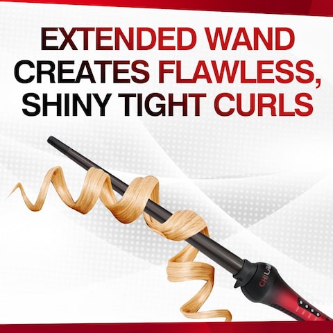 Buy CHI Lava Tapered Hairstyling Wand Versatile Hair Curler Wand for Flawless Curls Lower Temperature for Medium to Long Hair Lengths 38 34 Barrel Online Carrefour UAE