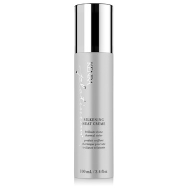 Kenra Platinum Silkening Heat Crme  Brilliant Shine Thermal Styler  Reduces Hot Tool Passes by 50  Prevents Breakage  Improve Manageability  Heat Protectant  All Hair Types  34 fl Oz