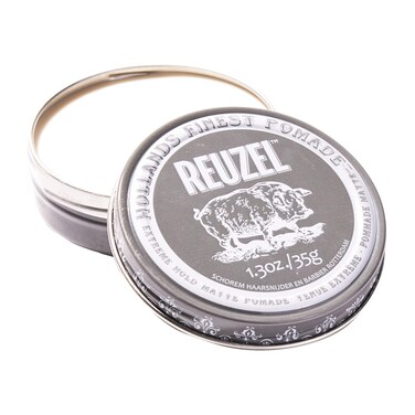REUZEL Extreme Hold Matte Pomade Strongest All Day Hold Water Soluble Styling No Shine  Flake Free Easy To Wash Out For and Hairstyles 13 oz