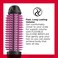 REVLON Silicone Bristle Heated Hair Styling Brush  Fast Long Lasting Volume for Easy Styling  1 Barrel for Full Body and Smooth Styles BlackPink