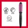 REVLON Silicone Bristle Heated Hair Styling Brush  Fast Long Lasting Volume for Easy Styling  1 Barrel for Full Body and Smooth Styles BlackPink