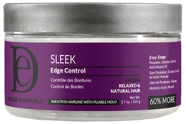 Design EssentialsSleek Edge Control Medium Hold for Relaxed and Natural Textures 37 Ounce Pack of 1