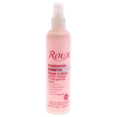 Roux Argan Oil Keratin Repair  Shine Leave in Treatment Rejuvinating Formula for Damaged Hair 845 Fl Oz