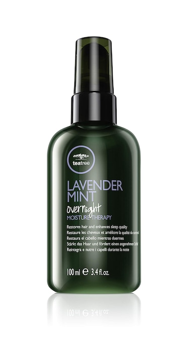 Tea Tree Lavender Mint Overnight Moisture Therapy LeaveIn Treatment Restores Hair  Enhances Sleep Quality For Coarse Curly  Dry Hair 34 fl oz