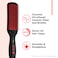 REVLONSmoothStay XL Straightening Brush for Visibly Shinier Smoother Hair  Hair Straightener with Coconut OilInfused Ceramic Plates to Lock in Moisture Ionic Technology Reduces Static and Frizz