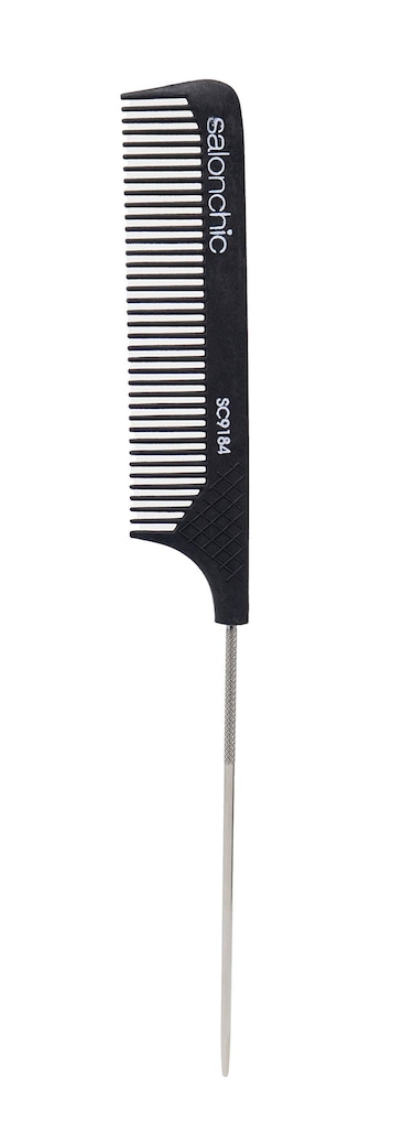 Salonchic 9 Pin Tail Carbon Comb